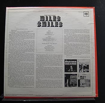 蘭LP The Miles Davis Quintet Miles Smiles CS9401 Columbia /00260 Amazon.com: Miles Smiles: CDs & Vinyl